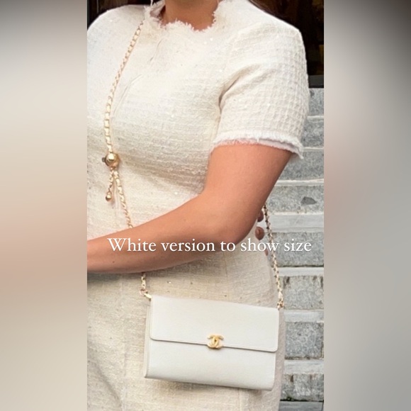 Sold. Chanel vintage caviar black clutch wallet - Picture 15 of 17